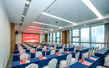 4号会议室 [ 最大8桌 · 高3.0m · 无柱 · 长方形 · 低消1800 ]