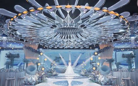 深海赫兹 [ 最大30桌 · 高5.0m · 4个柱子 ·  ]