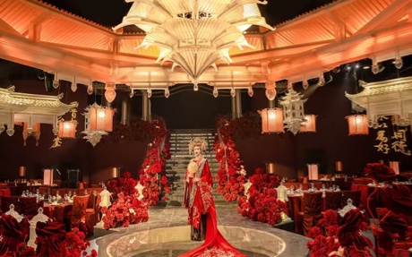 凤阁花镜厅 [ 最大36桌 · 高7.5m · 无柱 ·  ]